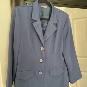 Sag Harbor Women's Blazer in Soft Blue